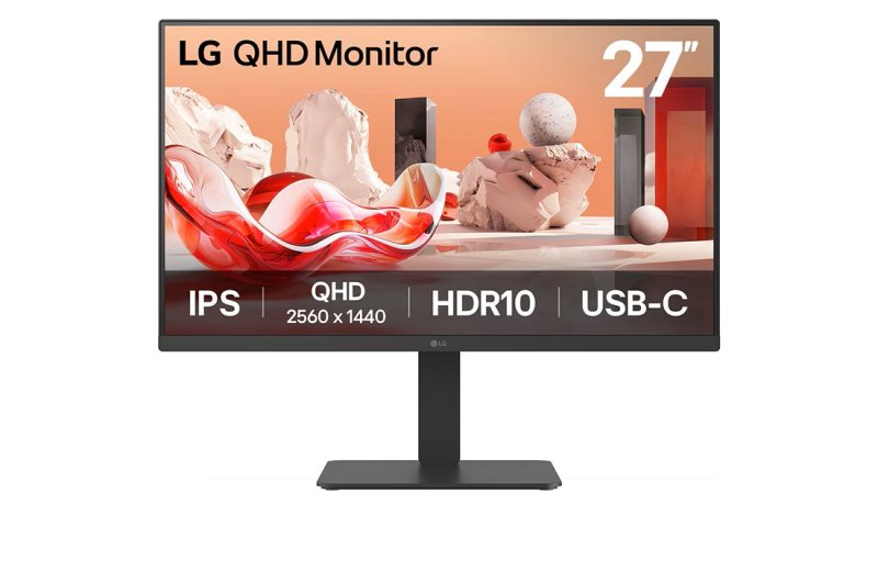LG / 27BA65QB / 27" / IPS / QHD / 100Hz / 5ms / Černá - obrázek produktu