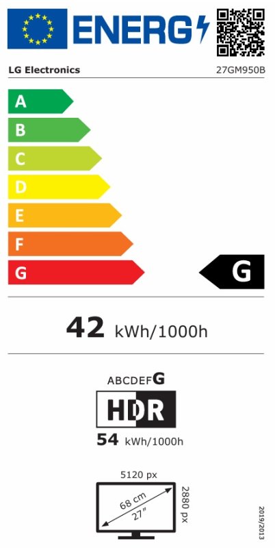 LG UltraGear / 27GM950B-B / 27" / IPS / 5K / 165Hz / 1ms / Černá - obrázek č. 5