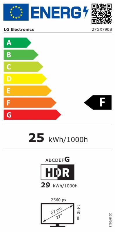 LG UltraGear / 27GX790B-B / 26,5" / OLED / QHD / 540Hz / 0,02ms / Černá - obrázek č. 6