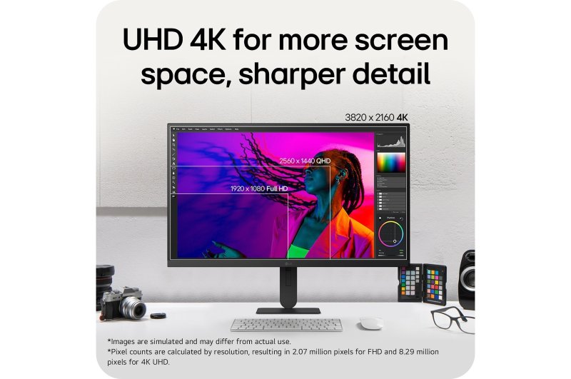 LG UltraWide / 27U710B-B / 27" / IPS / 4K UHD / 60Hz / 5ms / Černá - obrázek č. 7