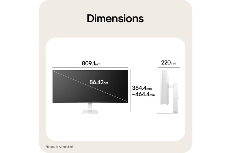 LG UltraWide / 34U640SB-W / 34" / VA / UWQHD / 144Hz / 5ms / Bílá - obrázek č. 4