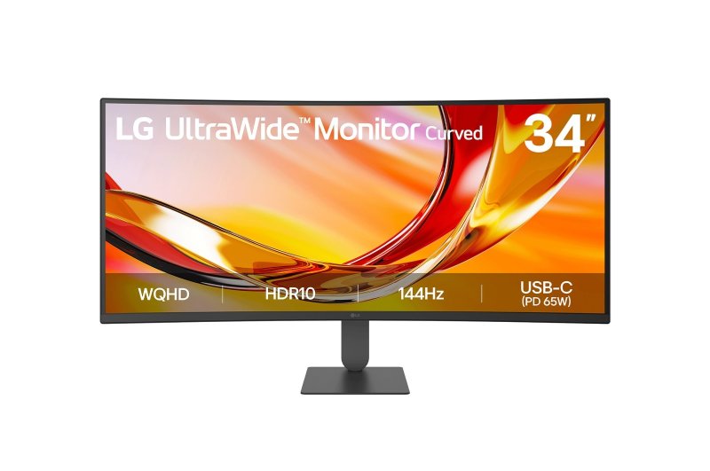 LG UltraWide / 34U640B-B / 34" / VA / UWQHD / 144Hz / 5ms / Černá - obrázek produktu