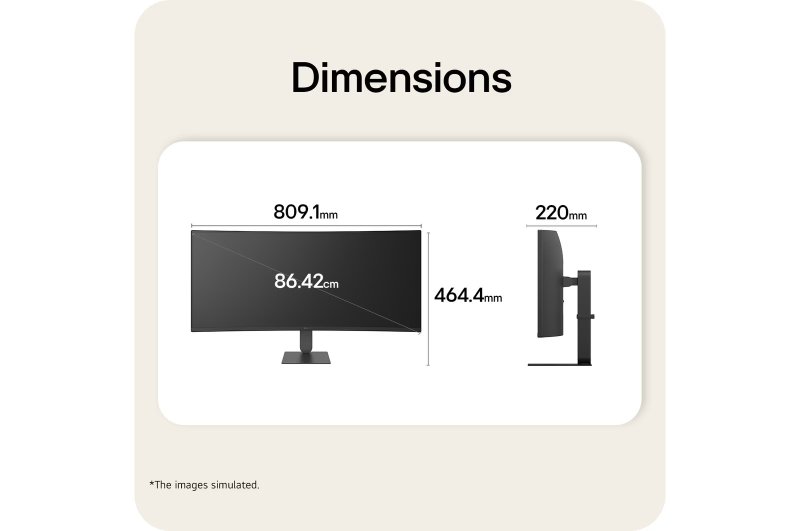 LG UltraWide / 34U640B-B / 34" / VA / UWQHD / 144Hz / 5ms / Černá - obrázek č. 5