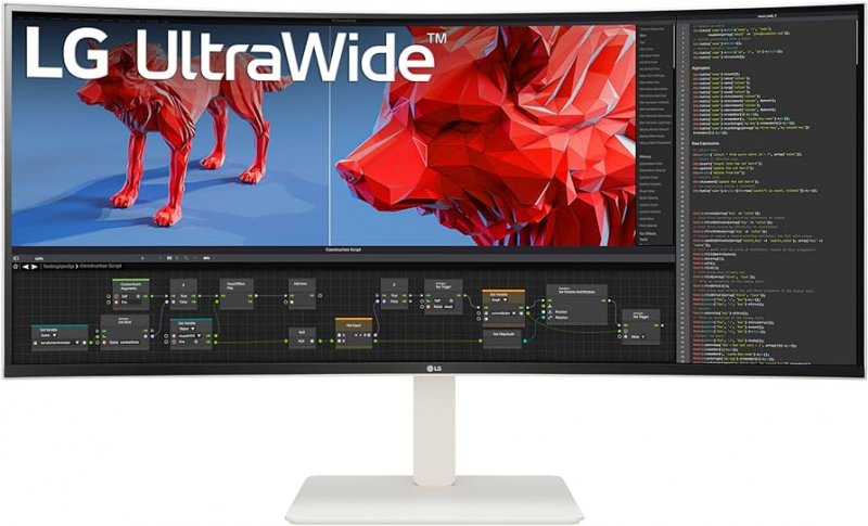 LG UltraWide/ 38WR85QC-W/ 37,5"/ IPS/ QHD+/ 144Hz/ 1ms/ White/ 2R - obrázek produktu