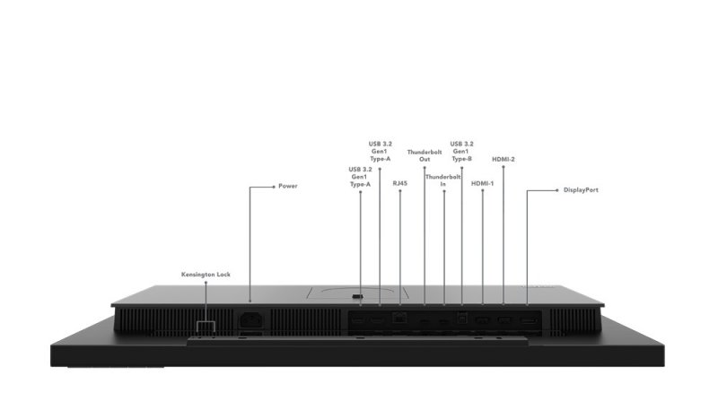 Lenovo ThinkVision/ P27u-20/ 27"/ IPS/ 4K UHD/ 60Hz/ 6ms/ Black/ 3R - obrázek č. 8