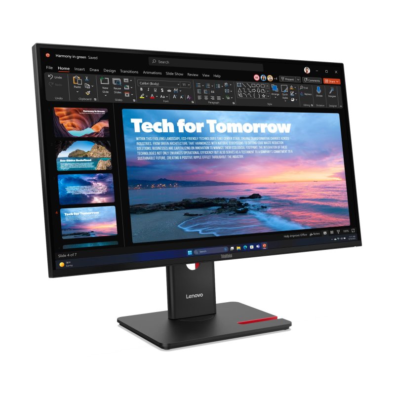 Lenovo ThinkVision / T27QD-40 / 27" / IPS / QHD / 120Hz / 4ms / Černá - obrázek č. 1