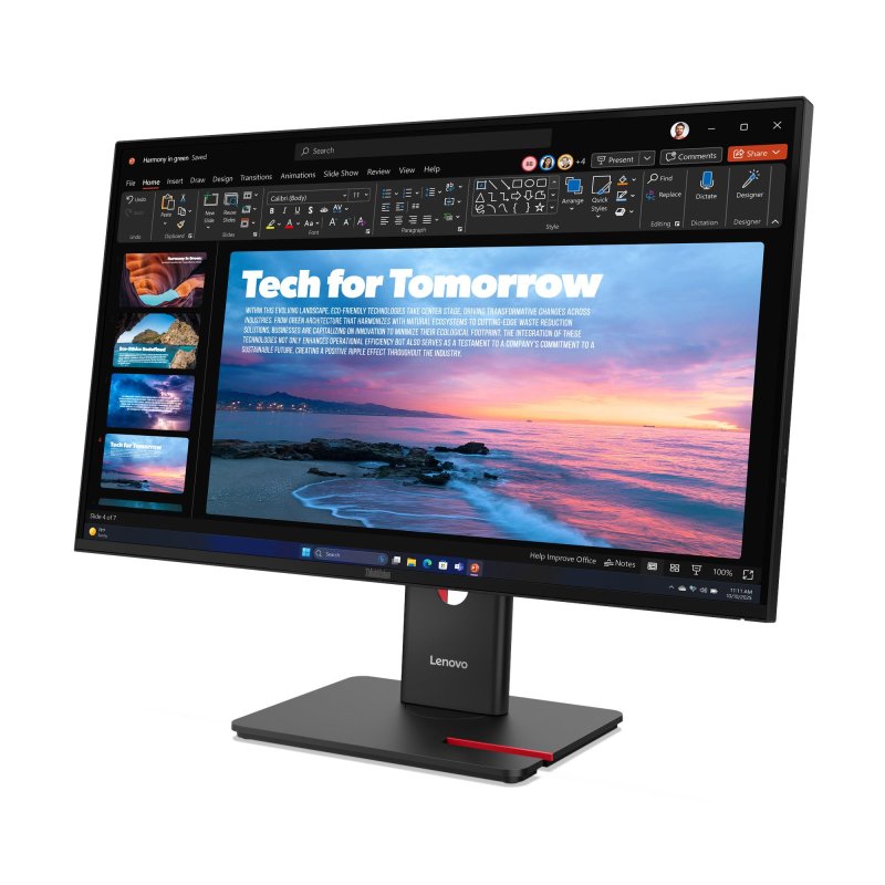 Lenovo ThinkVision / T27QD-40 / 27" / IPS / QHD / 120Hz / 4ms / Černá - obrázek č. 2