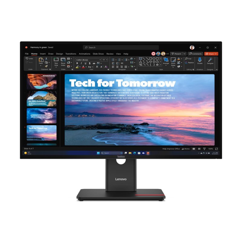 Lenovo ThinkVision / T27QD-40 / 27" / IPS / QHD / 120Hz / 4ms / Černá - obrázek produktu
