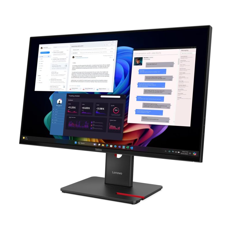 Lenovo ThinkVision / T27UD-40 / 27" / IPS / 4K UHD / 60Hz / 4ms / Černá - obrázek č. 2