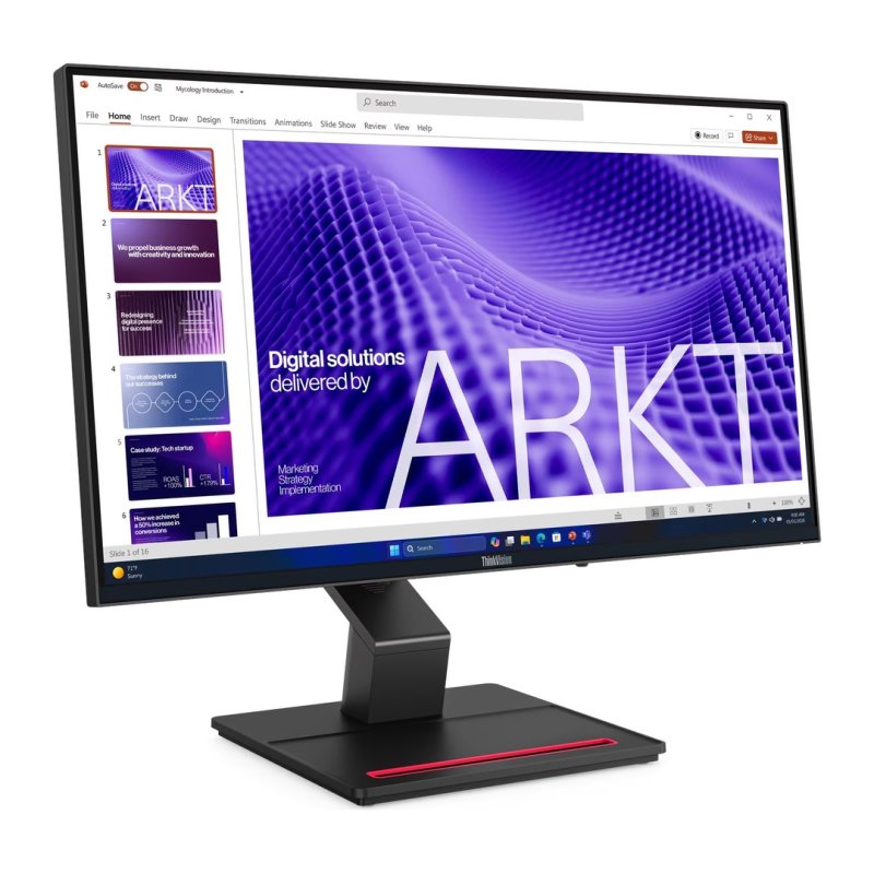 Lenovo ThinkVision / T24D-4t / 23,8" / IPS / FHD / 120Hz / 4ms / Černá - obrázek č. 1