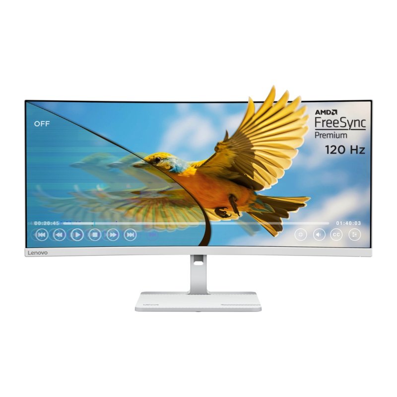 Lenovo / L34W-4C / 34" / VA / UWQHD / 120Hz / 1ms / Šedá - obrázek č. 3