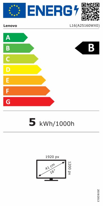 Lenovo / L16 / 16" / IPS / FHD / 60Hz / 6ms / Černá - obrázek č. 5