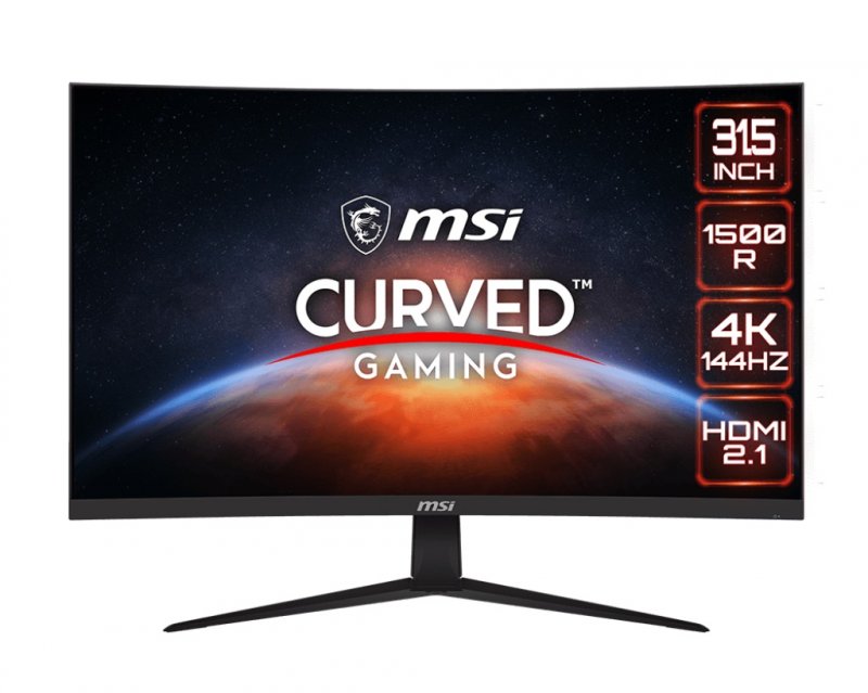 MSI/ G321CU/ 31,5"/ VA/ 4K UHD/ 144Hz/ 4ms/ Black/ 3R - obrázek produktu