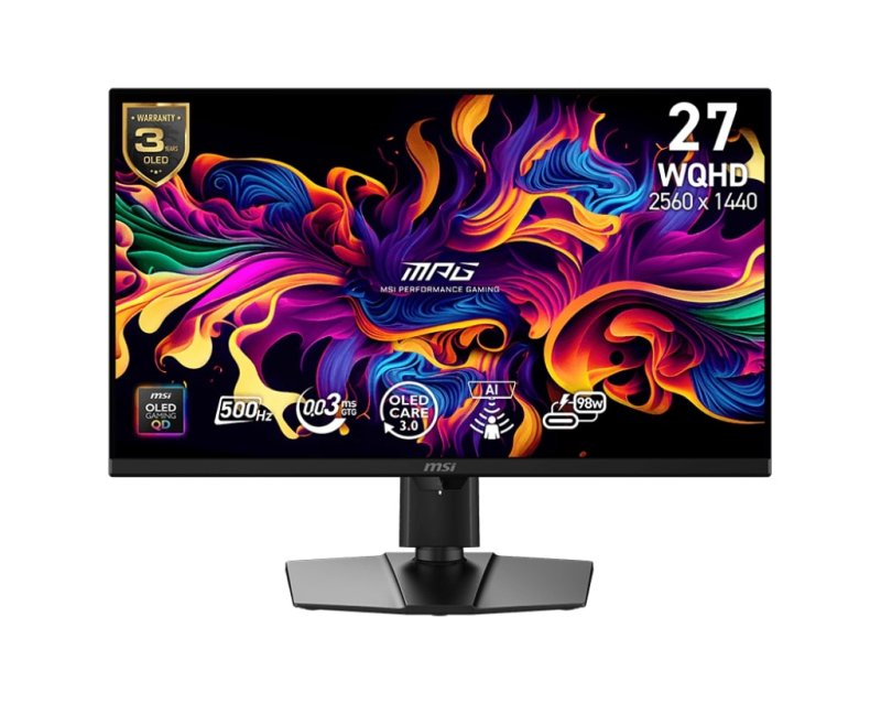MSI MPG / 271QR QD-OLED X50 / 26,5" / QD-OLED / QHD / 500Hz / 0,03ms / Černá - obrázek produktu