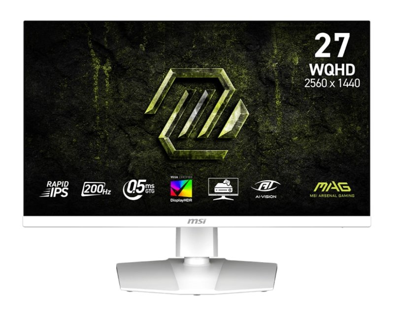 MSI MAG / 274QRFW E20 / 27" / IPS / QHD / 200Hz / 0,5ms / Bílá - obrázek produktu
