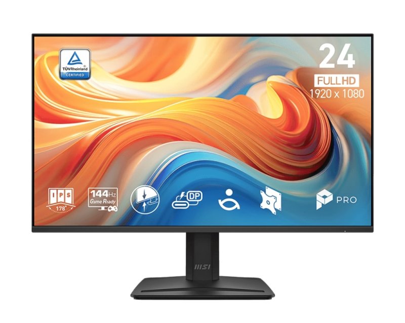 MSI Pro / MP242 E14C / 23,8" / IPS / FHD / 144Hz / 1ms / Černá - obrázek produktu
