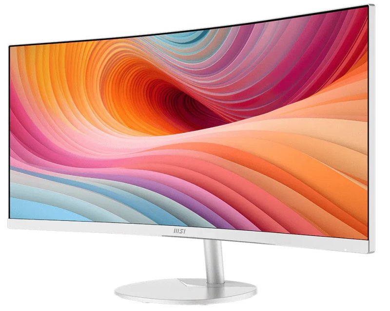 MSI Pro / MP341CQW E12 / 34" / VA / UWQHD / 120Hz / 1ms / Bílá - obrázek č. 1