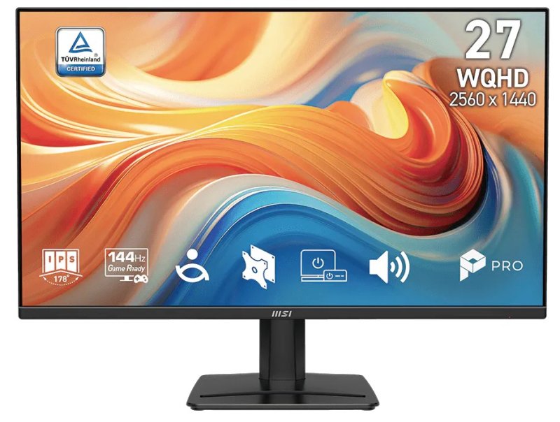 MSI Pro / MP275Q E14 / 27" / IPS / QHD / 144Hz / 1ms / Černá - obrázek produktu