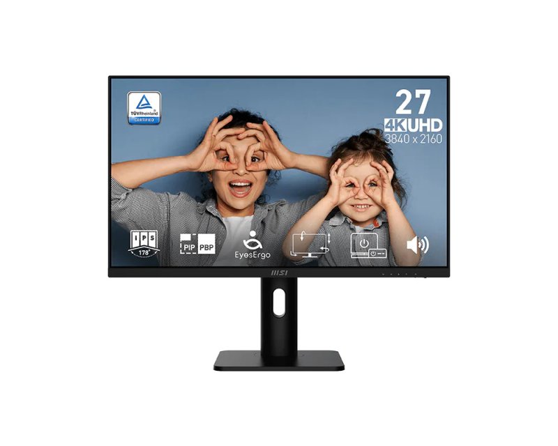 MSI Pro / MP273UP E6 / 27" / IPS / 4K UHD / 60Hz / 4ms / Černá - obrázek produktu