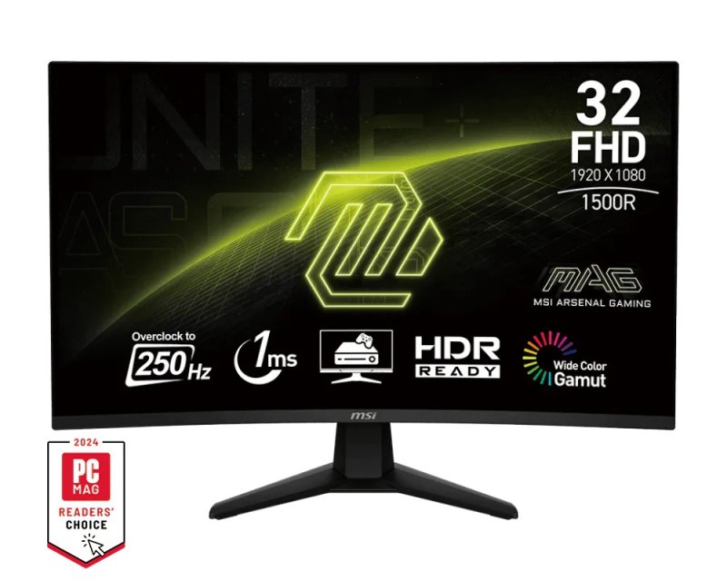 MSI MAG / 32C6X / 31,5" / VA / FHD / 250Hz / 1ms / Černá - obrázek produktu