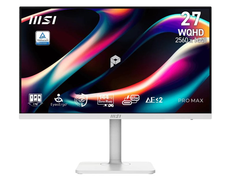 MSI PRO MAX / 271QPHW E14 / 27" / IPS / QHD / 144Hz / 1ms / Černá - obrázek produktu