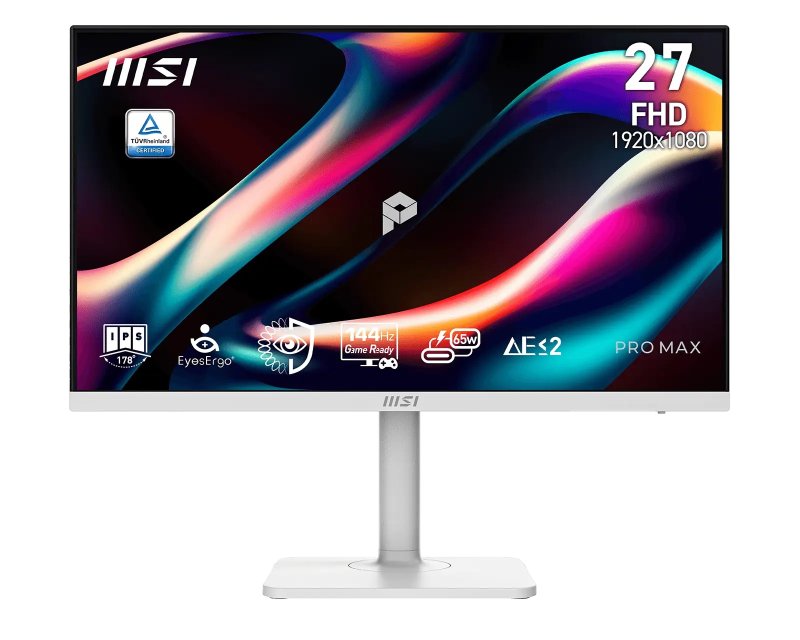 MSI PRO MAX / 271PHW E14 / 27" / IPS / FHD / 144Hz / 1ms / Bílá - obrázek produktu
