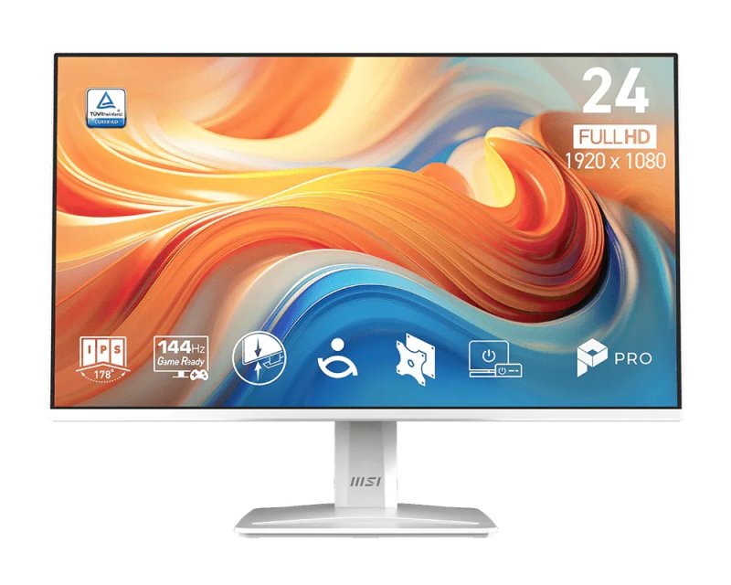 MSI Pro / MP243W E14 / 23,8" / IPS / FHD / 144Hz / 1ms / Bílá - obrázek produktu