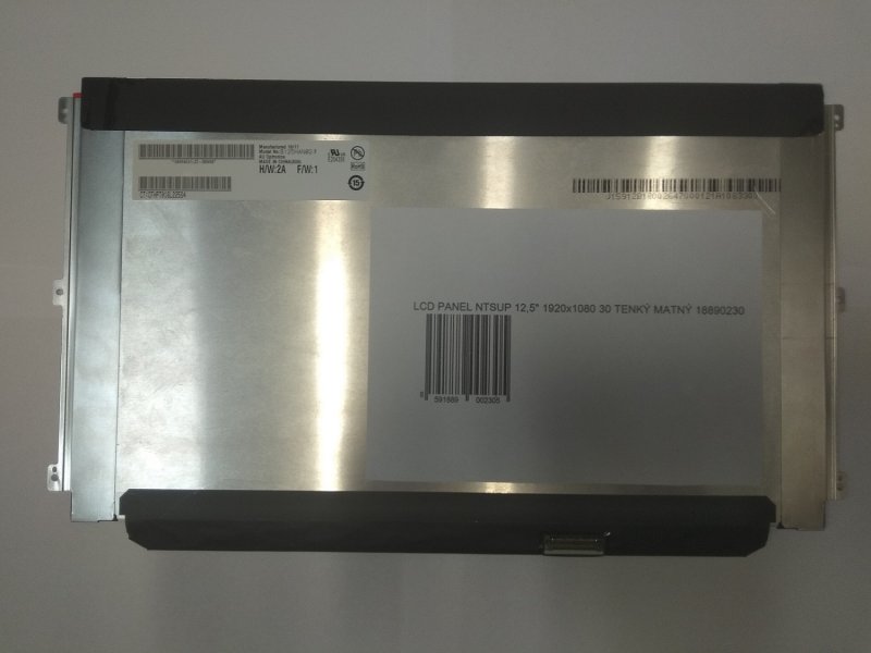 LCD PANEL NTSUP 12,5" 1920x1080 30 TENKÝ MATNÝ - obrázek produktu