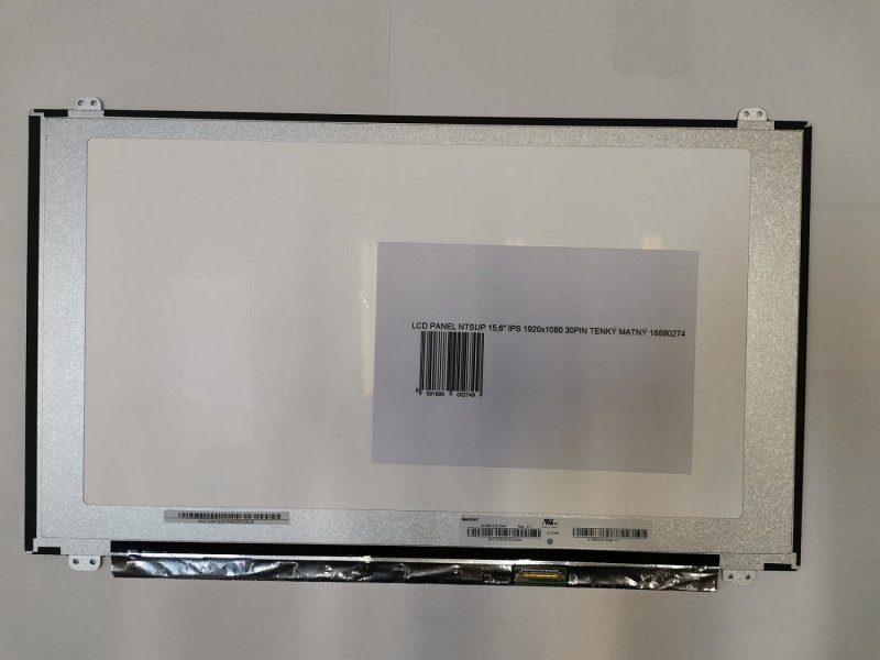 LCD PANEL NTSUP 15,6" IPS 1920x1080 30PIN TENKÝ MATNÝ - obrázek produktu