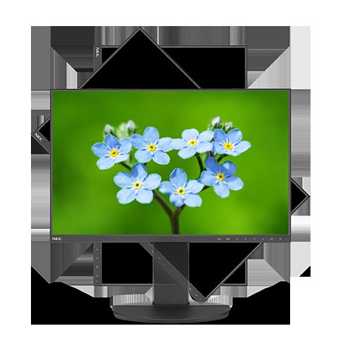 NEC MultiSync/ EA231WU/ 22,5"/ IPS/ 1920x1200/ 60Hz/ 5ms/ Black/ 3R - obrázek č. 2