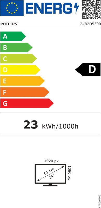 Philips / 24B2D5300 / 23,8" / IPS / FHD / 120Hz / 4ms / Černá - obrázek č. 3