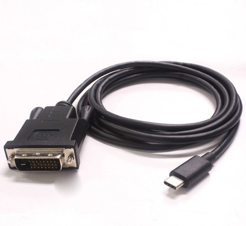PremiumCord Kabel USB-C na DVI, FullHD@60Hz, 1,8m - obrázek produktu