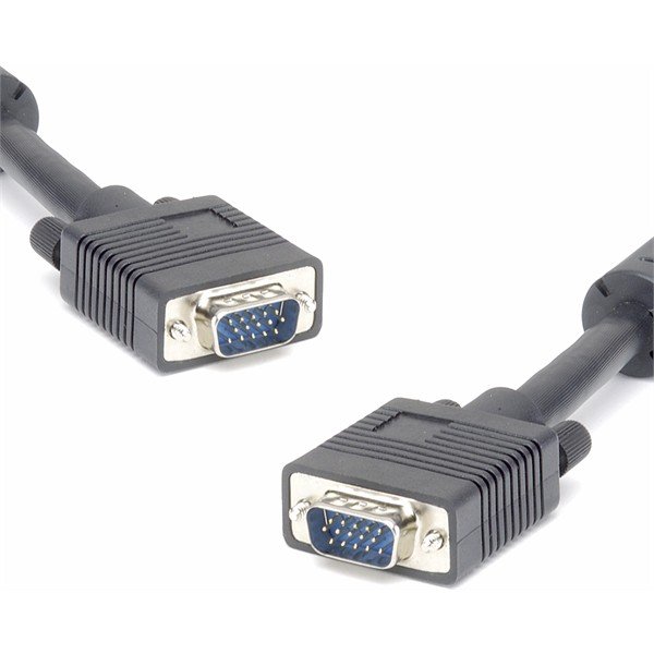 PremiumCord Kabel k monitoru HQ (Coax) 2x ferrit,SVGA 15p, DDC2,3xCoax+8žil, 10m - obrázek produktu
