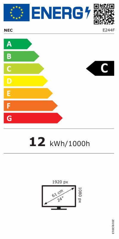 SHARP MultiSync / E244F / 24" / VA / FHD / 60Hz / 6ms / Černá - obrázek č. 3