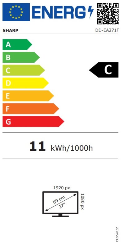 NEC Sharp MultiSync / EA271F / 27" / IPS / FHD / 60Hz / 6ms / Černá / - obrázek č. 5