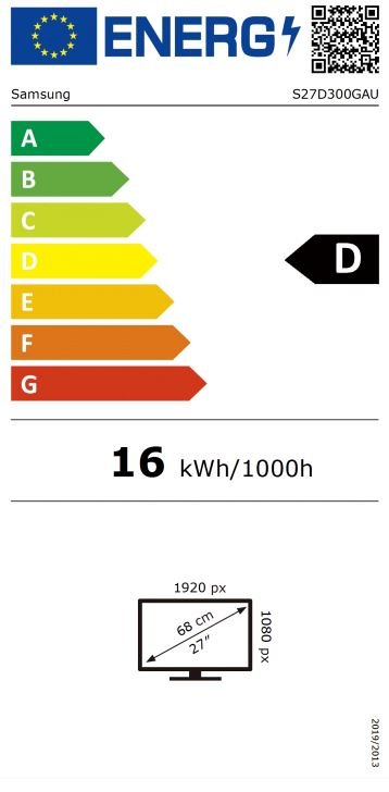 Samsung Essential S3 / LS27D300GAUXEN / 27" / IPS / FHD / 100Hz / 5ms / Black - obrázek č. 8