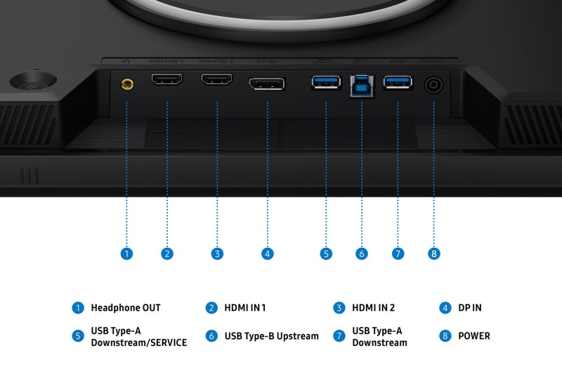 Samsung Odyssey G8 / LS27HG806EFXEN / 27" / IPS / 5K / 360Hz / 1ms / Černá - obrázek č. 1