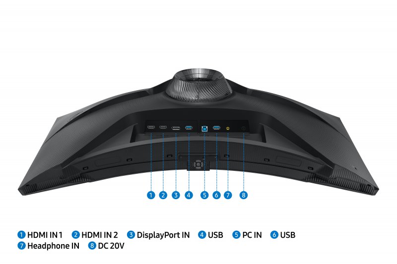 Samsung Odyssey G7 Neo / G75NB / 32" / VA / 4K UHD / 165Hz / 1ms / Black - obrázek č. 5