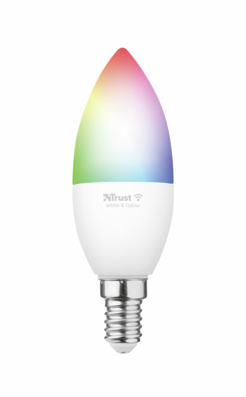 Trust Smart WiFi LED RGB&white ambience Candle E14 - barevná - obrázek č. 1