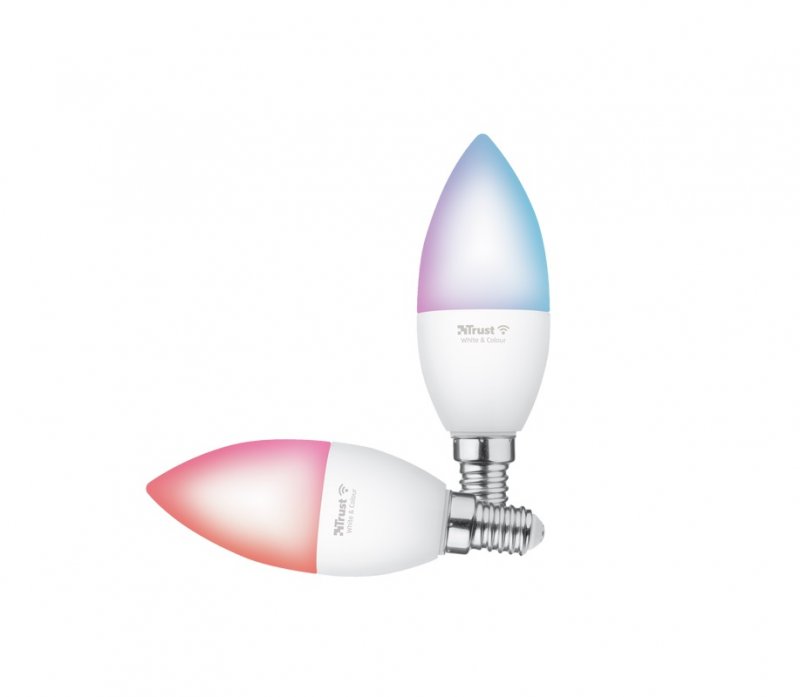 Trust Smart WiFi LED RGB&white ambience Bulb E27 - barevná /  2ks - obrázek produktu