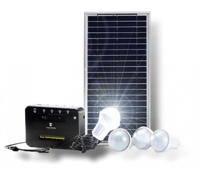 VIKING solární domácí osvětlovací set RE5204 - HOME SOLAR KIT RE5204 - obrázek č. 1