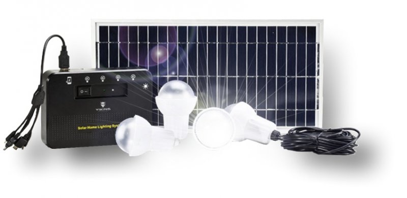 VIKING solární domácí osvětlovací set RE5204 - HOME SOLAR KIT RE5204 - obrázek č. 2