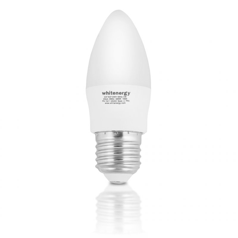 WE LED žárovka SMD2835 C37 E27 3W teplá bílá - obrázek č. 3