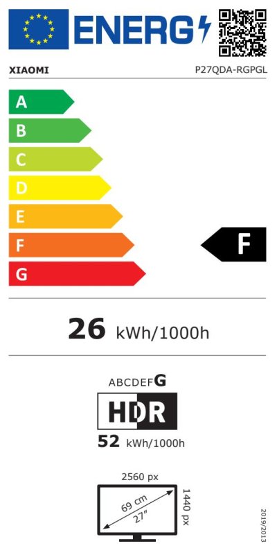 Xiaomi / G Pro 27Qi 2026 / 27" / Mini LED / QHD / 180Hz / 1ms / Černá - obrázek č. 1