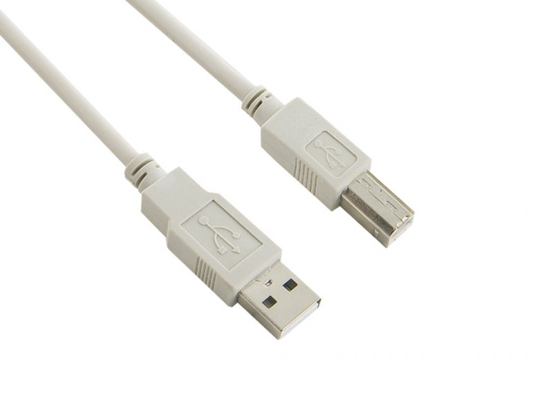 4World Kabel USB 2.0 AM-BM 5.0m Black - obrázek produktu