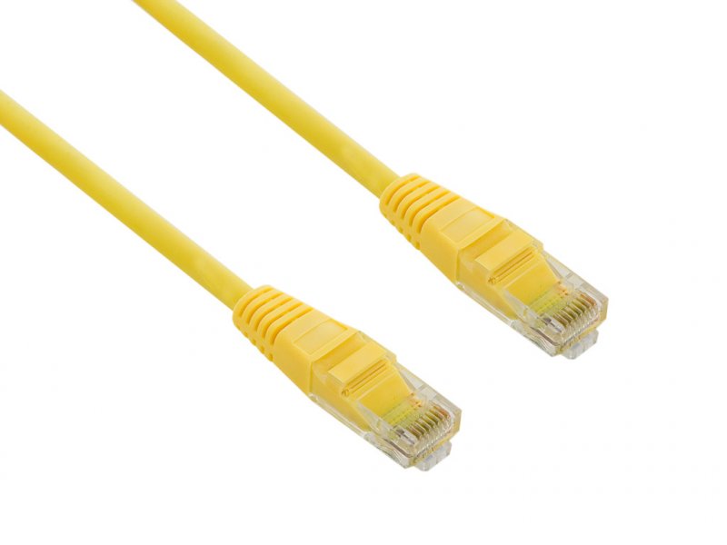 4World Patch kabel RJ45 Cat5e UTP 10m Yellow - obrázek produktu