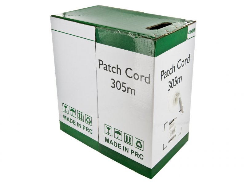 4World Patch kabel Cat5e UTP 305m linka Gray - obrázek produktu