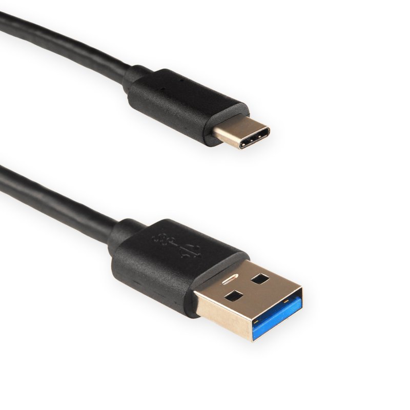 4World Kabel USB C - USB 3.0 AM 1.0m Black - obrázek produktu