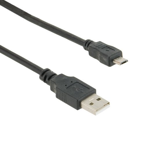 4World Datový kabel micro USB 1.8m Black - obrázek produktu