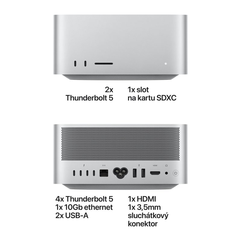 Apple Mac Studio / Mini / M5 Ultra / 96GB / 1TB / M5 Ultra / macOS - obrázek č. 1